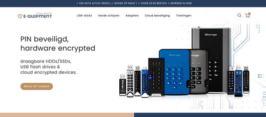 Nieuw jaar, nieuwe website voor E-quipment!