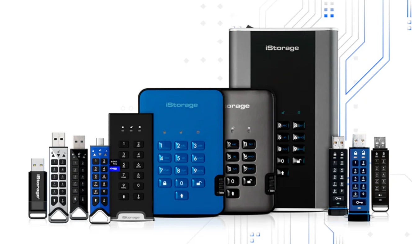 Pincode Encrypted Usb Beveiligde iStorage USB-sticks met pincode - E-QUIPMENT – E-quipment