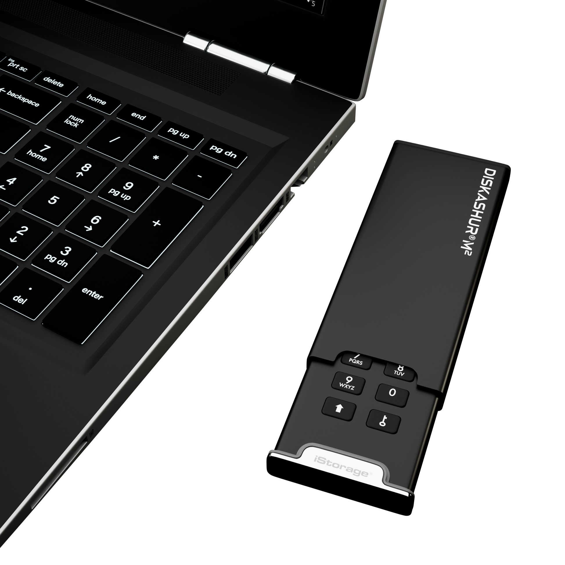 iStorage diskAshur M2 SSD externe harde schijf | E-QUIPMENT